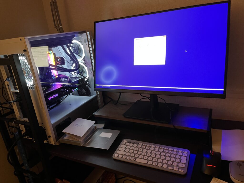 自作PC　PC組み立て